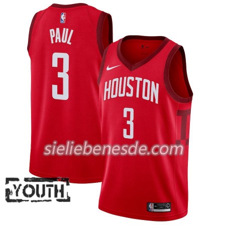Kinder NBA Houston Rockets Trikot Chris Paul 3 2018-19 Nike Rot Swingman